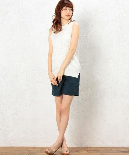 green label relaxing（グリーンレーベルリラクシング）の「GC C/LI CABLE NS プルオーバー ニット◆（ニット/セーター・レディース・オフホワイト/ベージュ・フリー）」の6枚目の写真