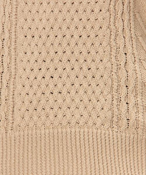 green label relaxing（グリーンレーベルリラクシング）の「GC C/LI CABLE NS プルオーバー ニット◆（ニット/セーター・レディース・オフホワイト/ベージュ・フリー）」の12枚目の写真