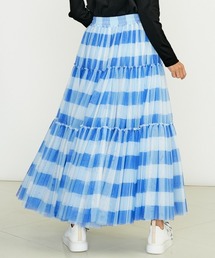 ダブルスタンダードクロージング　チェック柄膝丈スカート DOUBLE STANDARD CLOTHING（ダブルスタンダードクロージング）の