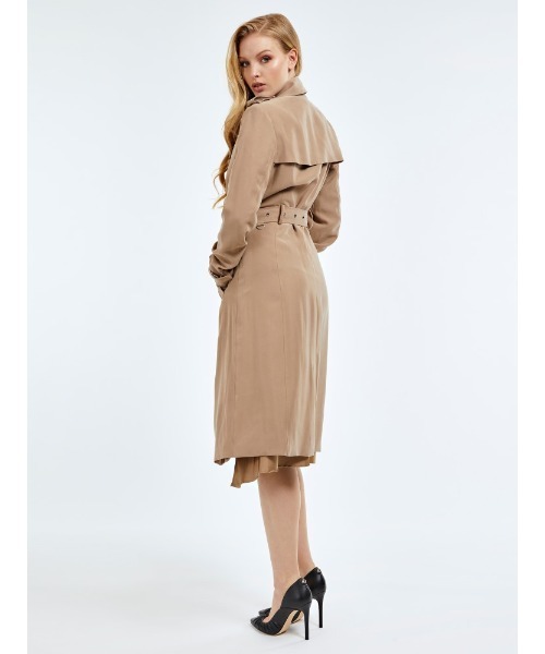 Guess（ゲス）の「Gemma Trench（トレンチコート・レディース・ベージュ・SMALL/MEDIUM/X-SMALL）」の7枚目の写真