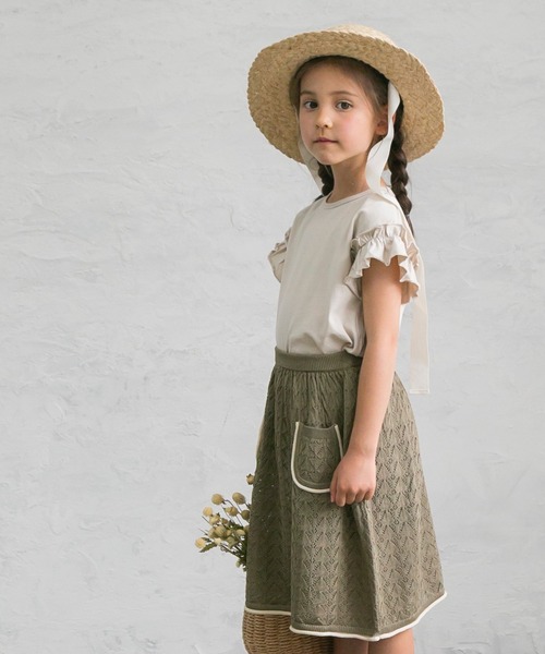SOOR PLOOM キッズ　ニットスカート Sweater Collection]SOOR PLOOM / IVA SKIRT / Soot | Brand