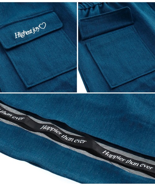 ANAP GｉRL（アナップガール）の「アシンメトリーフェイクワンピース（ワンピース・キッズ・ブラック/ブルー・XS/S/M）」の10枚目の写真