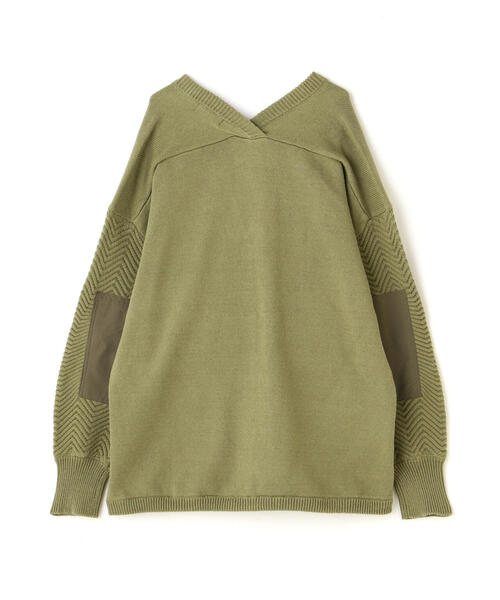 AVIREX(アヴィレックス)の「NEW BACK V NECK CARDIGAN/ バックVネックカーディガン(カーディガン/ボレロ・レディース・オリーブ系/ブルー/その他5・F)」の16枚目の写真