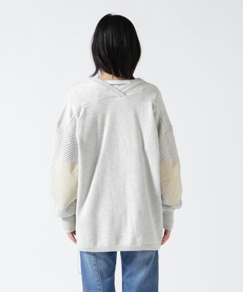 AVIREX(アヴィレックス)の「NEW BACK V NECK CARDIGAN/ バックVネックカーディガン(カーディガン/ボレロ・レディース・オリーブ系/ブルー/その他5・F)」の12枚目の写真