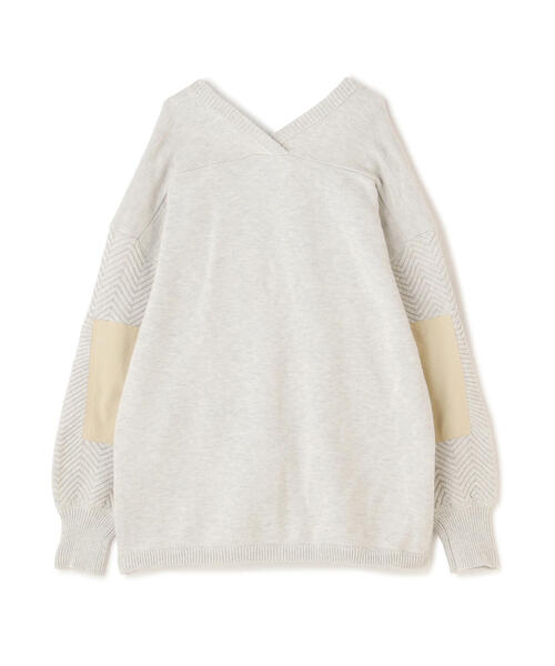 AVIREX(アヴィレックス)の「NEW BACK V NECK CARDIGAN/ バックVネックカーディガン(カーディガン/ボレロ・レディース・オリーブ系/ブルー/その他5・F)」の5枚目の写真