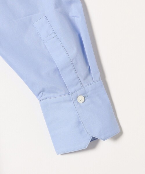 SHIPS any（シップス エニィ）の「SHIPS any:〈洗濯機可能〉REPREVE ショルダー フリル チュニック シャツ（シャツ/ブラウス・レディース・ブルー/ライトブルー・ONE SIZE）」の6枚目の写真