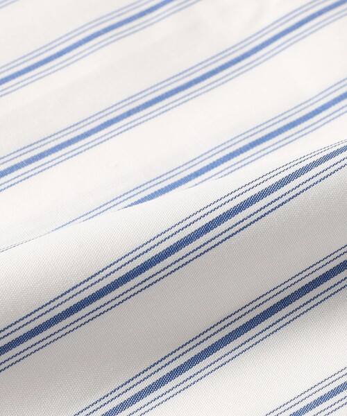 SHIPS any（シップス エニィ）の「SHIPS any:〈洗濯機可能〉REPREVE ショルダー フリル チュニック シャツ（シャツ/ブラウス・レディース・ブルー/ライトブルー・ONE SIZE）」の11枚目の写真