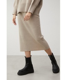 AZUL by moussy | RIB KNIT TIGHT SKIRT/リブニットタイトスカート(スカート)