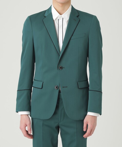 Education from Youngmachines（エデュケーションフロムヤングマシーン）の「【Education from Youngmachines】シルクブレード ジャケット（テーラードジャケット・メンズ・グリーン系その他2/ブラック・S/L/M）」の6枚目の写真