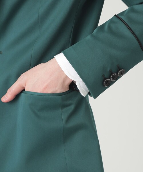 Education from Youngmachines（エデュケーションフロムヤングマシーン）の「【Education from Youngmachines】シルクブレード ジャケット（テーラードジャケット・メンズ・グリーン系その他2/ブラック・S/L/M）」の11枚目の写真