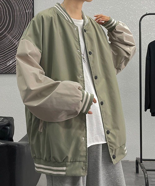 セール】ワイドシルエットスタジアムジャンパー WOK23SOT05【WB