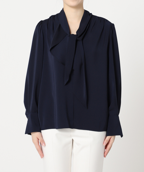 ノーブル　ロイヤルサテンボウタイブラウス. ロイヤルサテンボウタイブラウス（シャツ/ブラウス）｜NOBLE