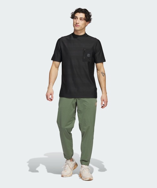 adidas（アディダス）の「ADICROSS チェストポケット 半袖モックネック