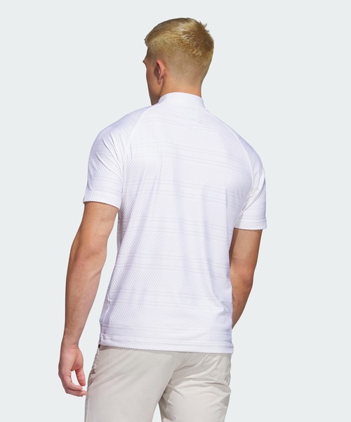 adidas - アディダス ゴルフウェア   モックネック 半袖 ストレッチシャツ adidas adidas アディダス 半袖シャツ モックネック メンズ ゴルフ