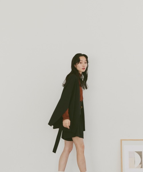 moi tytto（モイテュット）の「ハイウエストショートパンツ（その他パンツ・レディース・ブラック/ブラウン/ベージュ/ナチュラル/グレー・SMALL/MEDIUM）」の7枚目の写真