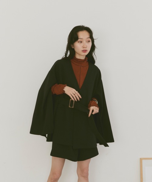 moi tytto（モイテュット）の「ハイウエストショートパンツ（その他パンツ・レディース・ブラック/ブラウン/ベージュ/ナチュラル/グレー・SMALL/MEDIUM）」の12枚目の写真