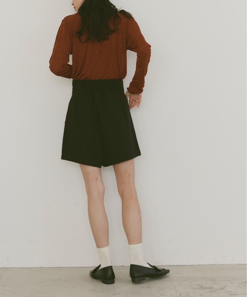 moi tytto（モイテュット）の「ハイウエストショートパンツ（その他パンツ・レディース・ブラック/ブラウン/ベージュ/ナチュラル/グレー・SMALL/MEDIUM）」の19枚目の写真