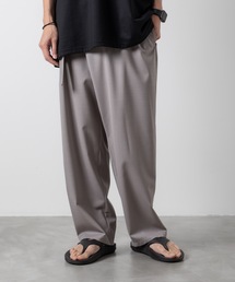 ATTACHMENT | WO/TAウォッシャブルトロピカル ラップドトラウザーズ  /  WO/TA WASHABLE TROPICAL WRAPPED TROUSERS(スラックス)