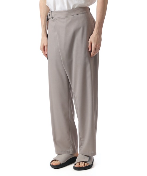 ATTACHMENT（アタッチメント）の「WO/TAウォッシャブルトロピカル ラップドトラウザーズ  /  WO/TA WASHABLE TROPICAL WRAPPED TROUSERS（スラックス・メンズ・ブラック/グレー・1/2/3）」の19枚目の写真