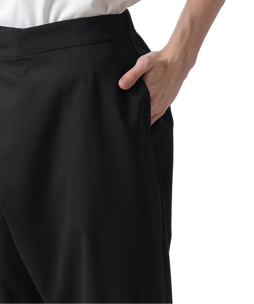 ATTACHMENT（アタッチメント）の「WO/TAウォッシャブルトロピカル ラップドトラウザーズ  /  WO/TA WASHABLE TROPICAL WRAPPED TROUSERS（スラックス・メンズ・ブラック/グレー・1/2/3）」の18枚目の写真