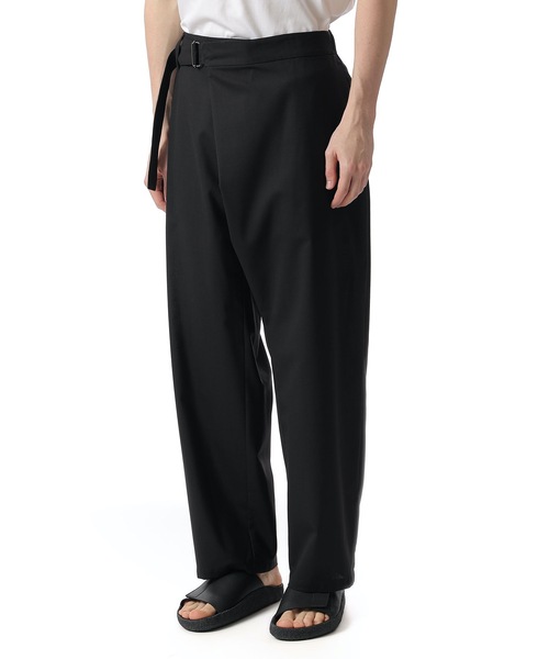 ATTACHMENT（アタッチメント）の「WO/TAウォッシャブルトロピカル ラップドトラウザーズ  /  WO/TA WASHABLE TROPICAL WRAPPED TROUSERS（スラックス・メンズ・ブラック/グレー・1/2/3）」の21枚目の写真