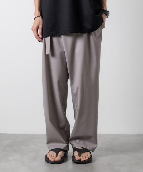 TROVE 21SS「HOUI WRAP PANTS」3 ネイビー ラップパンツ TROVE 21SS「HOUI WRAP PANTS」3 ネイビー ラップパンツ
