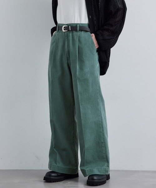 JUNRED(ジュンレッド)の「ヴィンテージデニムスーパーフレアパンツ(デニムパンツ・メンズ・ブラック系その他/ブラック/ネイビー/グリーン/ベージュ系その他2/グリーン系その他2/ホワイト/ブラック系その他2/ブルー系その他4・S/M/L)」の6枚目の写真