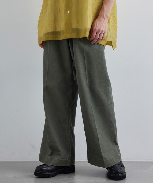 JUNRED(ジュンレッド)の「ヴィンテージデニムスーパーフレアパンツ(デニムパンツ・メンズ・ブラック系その他/ブラック/ネイビー/グリーン/ベージュ系その他2/グリーン系その他2/ホワイト/ブラック系その他2/ブルー系その他4・S/M/L)」の7枚目の写真