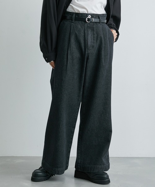 JUNRED(ジュンレッド)の「ヴィンテージデニムスーパーフレアパンツ(デニムパンツ・メンズ・ブラック系その他/ブラック/ネイビー/グリーン/ベージュ系その他2/グリーン系その他2/ホワイト/ブラック系その他2/ブルー系その他4・S/M/L)」の10枚目の写真