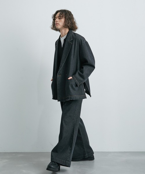 JUNRED(ジュンレッド)の「ヴィンテージデニムスーパーフレアパンツ(デニムパンツ・メンズ・ブラック系その他/ブラック/ネイビー/グリーン/ベージュ系その他2/グリーン系その他2/ホワイト/ブラック系その他2/ブルー系その他4・S/M/L)」の11枚目の写真