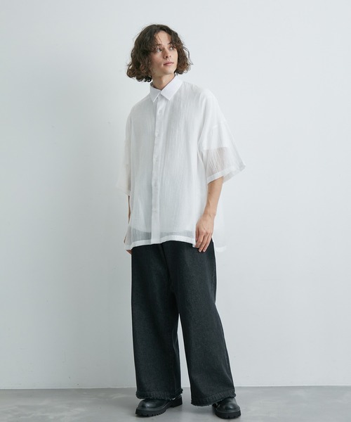 JUNRED(ジュンレッド)の「ヴィンテージデニムスーパーフレアパンツ(デニムパンツ・メンズ・ブラック系その他/ブラック/ネイビー/グリーン/ベージュ系その他2/グリーン系その他2/ホワイト/ブラック系その他2/ブルー系その他4・S/M/L)」の17枚目の写真