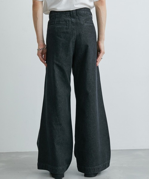 JUNRED(ジュンレッド)の「ヴィンテージデニムスーパーフレアパンツ(デニムパンツ・メンズ・ブラック系その他/ブラック/ネイビー/グリーン/ベージュ系その他2/グリーン系その他2/ホワイト/ブラック系その他2/ブルー系その他4・S/M/L)」の15枚目の写真