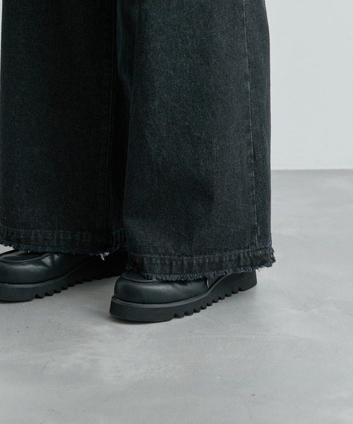 JUNRED(ジュンレッド)の「ヴィンテージデニムスーパーフレアパンツ(デニムパンツ・メンズ・ブラック系その他/ブラック/ネイビー/グリーン/ベージュ系その他2/グリーン系その他2/ホワイト/ブラック系その他2/ブルー系その他4・S/M/L)」の13枚目の写真