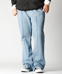 「INASTUDIOS SELECT」12oz デニム セミフレアパンツ