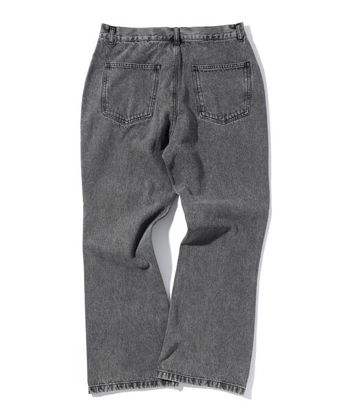 INASTUDIOS ZOO(イーナストゥディオスズー)の「「INASTUDIOS SELECT」12oz デニム セミフレアパンツ(デニムパンツ・メンズ・ブラック系その他/ケミカルウォッシュ/ブラック/インディゴブルー/ブルー系その他・LARGE/MEDIUM/X-LARGE)」の12枚目の写真
