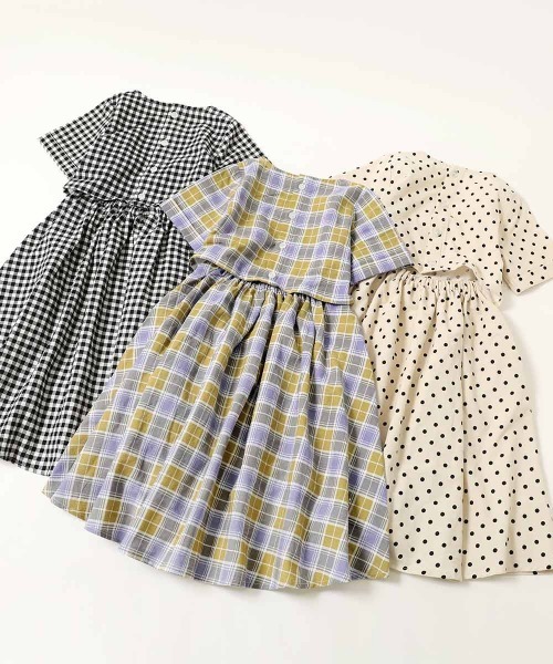 devirock(デビロック)の「総柄バックスリットロングワンピース(ワンピース・キッズ・アイボリー/ブラック/ブルー/その他4・100cm/110cm/120cm/130cm/140cm/150cm/160cm)」の14枚目の写真