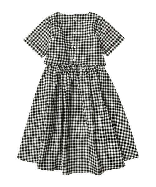 devirock(デビロック)の「総柄バックスリットロングワンピース(ワンピース・キッズ・アイボリー/ブラック/ブルー/その他4・100cm/110cm/120cm/130cm/140cm/150cm/160cm)」の13枚目の写真