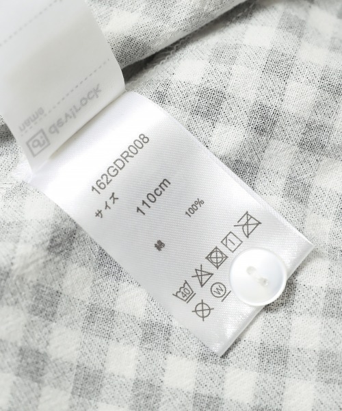 devirock(デビロック)の「総柄バックスリットロングワンピース(ワンピース・キッズ・アイボリー/ブラック/ブルー/その他4・100cm/110cm/120cm/130cm/140cm/150cm/160cm)」の6枚目の写真