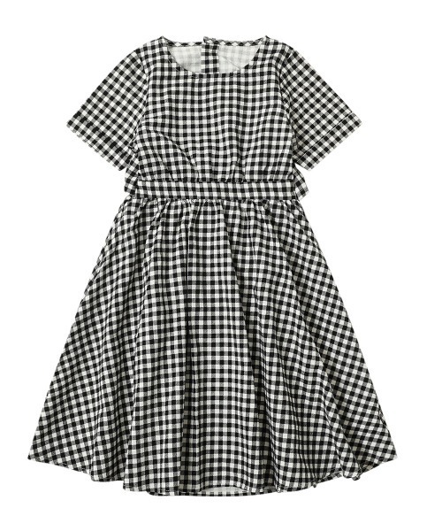 devirock(デビロック)の「総柄バックスリットロングワンピース(ワンピース・キッズ・アイボリー/ブラック/ブルー/その他4・100cm/110cm/120cm/130cm/140cm/150cm/160cm)」の5枚目の写真