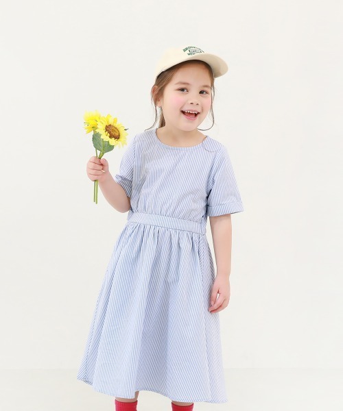 devirock(デビロック)の「総柄バックスリットロングワンピース(ワンピース・キッズ・アイボリー/ブラック/ブルー/その他4・100cm/110cm/120cm/130cm/140cm/150cm/160cm)」の20枚目の写真