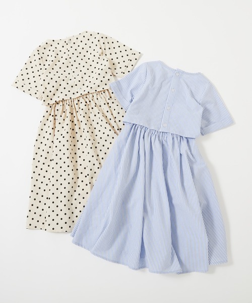 devirock(デビロック)の「総柄バックスリットロングワンピース(ワンピース・キッズ・アイボリー/ブラック/ブルー/その他4・100cm/110cm/120cm/130cm/140cm/150cm/160cm)」の21枚目の写真