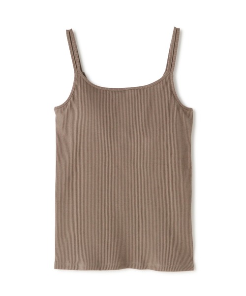 N.(N. Natural Beauty Basic)(エヌエヌナチュラルビューティーベーシック)の「三角テレコカップ付キャミソール(Tシャツ/カットソー・レディース・ブラック/ベージュ/ホワイト・MEDIUM)」の3枚目の写真