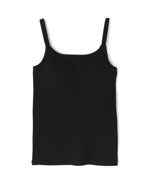 N.(N. Natural Beauty Basic)(エヌエヌナチュラルビューティーベーシック)の「三角テレコカップ付キャミソール(Tシャツ/カットソー・レディース・ブラック/ベージュ/ホワイト・MEDIUM)」の1枚目の写真