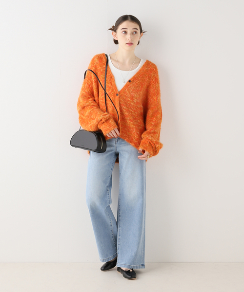 SOMETHING（サムシング）の「【SOMETHING/サムシング】LISA WIDE（デニムパンツ・レディース・ブルー/ホワイト・38/36/34）」の14枚目の写真