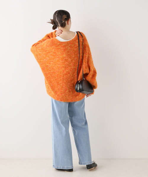 SOMETHING（サムシング）の「【SOMETHING/サムシング】LISA WIDE（デニムパンツ・レディース・ブルー/ホワイト・38/36/34）」の11枚目の写真