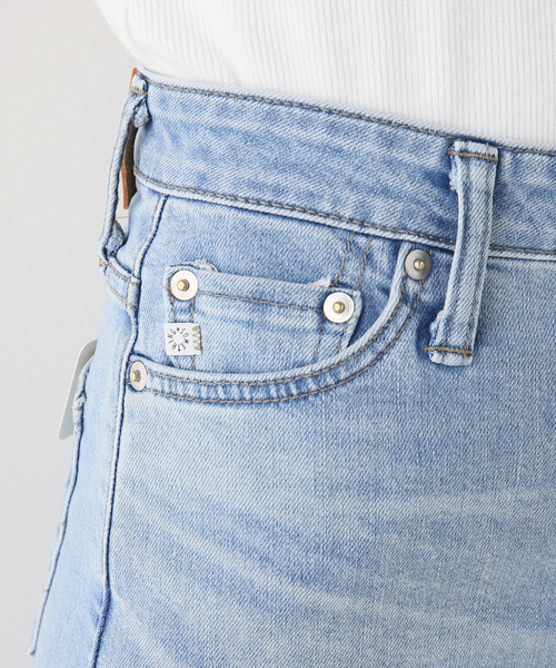 SOMETHING（サムシング）の「【SOMETHING/サムシング】LISA WIDE（デニムパンツ・レディース・ブルー/ホワイト・38/36/34）」の22枚目の写真