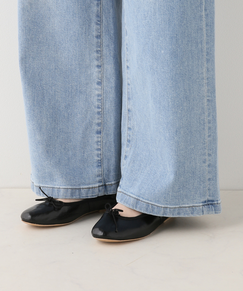 SOMETHING（サムシング）の「【SOMETHING/サムシング】LISA WIDE（デニムパンツ・レディース・ブルー/ホワイト・38/36/34）」の19枚目の写真