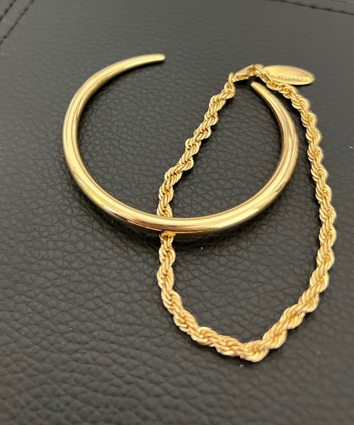 PAPILLONNER（パピヨネ）の「ツイスト2連ブレスレット/PAPILLONNER/パピヨネ（ブレスレット・レディース・シルバー/ゴールド・FREE）」の3枚目の写真