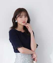 PROPORTION BODY DRESSING | シアーフリルリブニット / 1213170405(ニット/セーター)