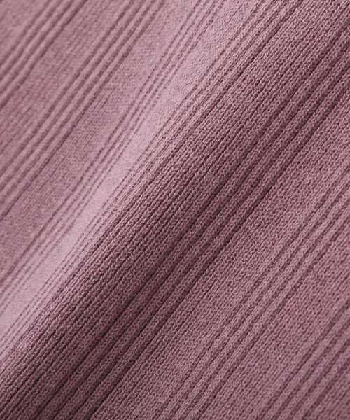 PROPORTION BODY DRESSING（プロポーションボディドレッシング）の「シアーフリルリブニット / 1213170405（ニット/セーター・レディース・ネイビー/パープル/グレー・SMALL/MEDIUM）」の12枚目の写真